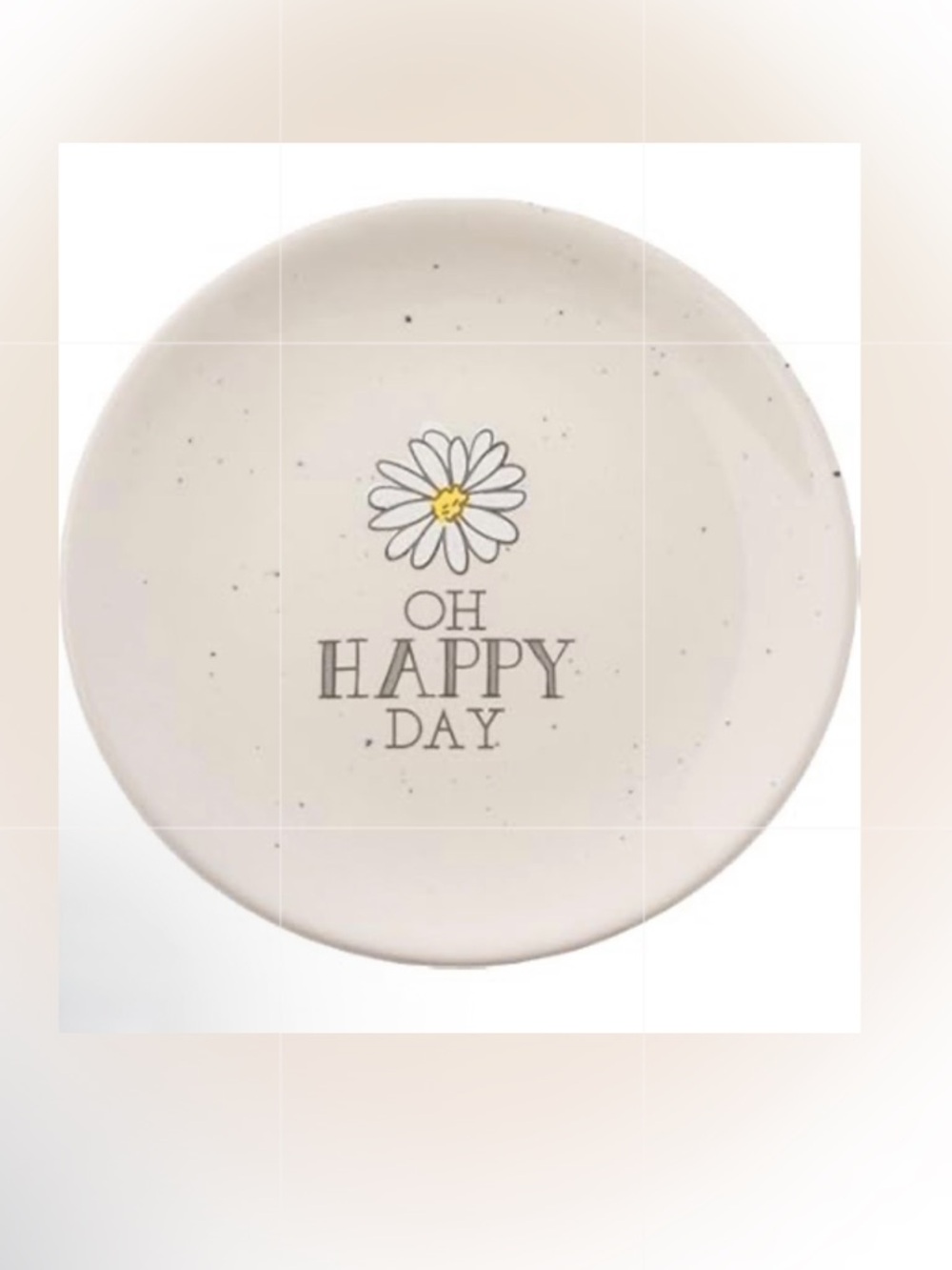 ⭐️ 5/$25 Trinket/Ring Dish Oh Happy Day Decorative Daisy
